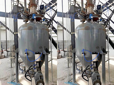 Pneumatic conveying system for cement plant Conveying medium：cement