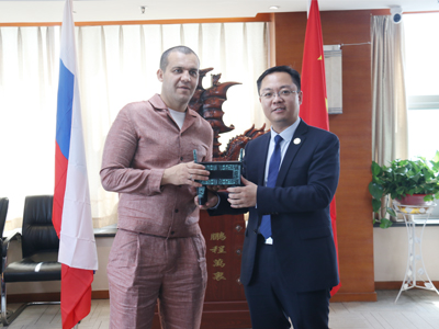 International Boxing Federation President Umar Kremlev and Other Members Visited Henan SRON Silo