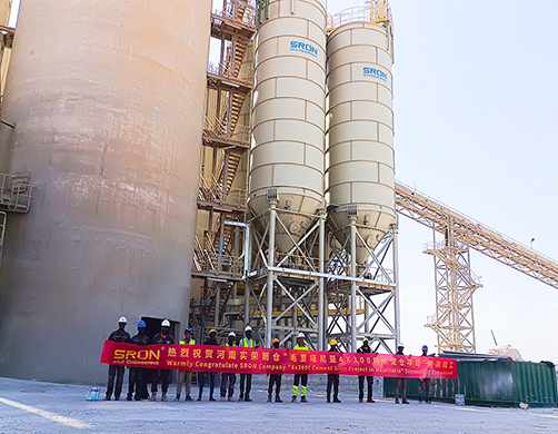 Mauritania 4x300 tons cement silo project