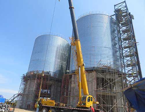 Indonesia 2x3,000T Cement Steel Silo Project for SIG