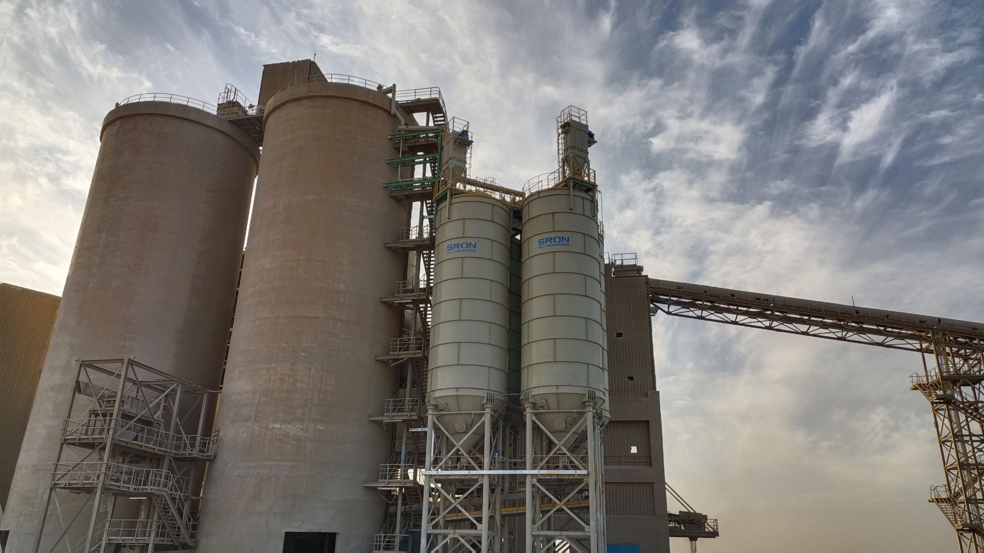 Mauritania 4x300 tons cement silo project